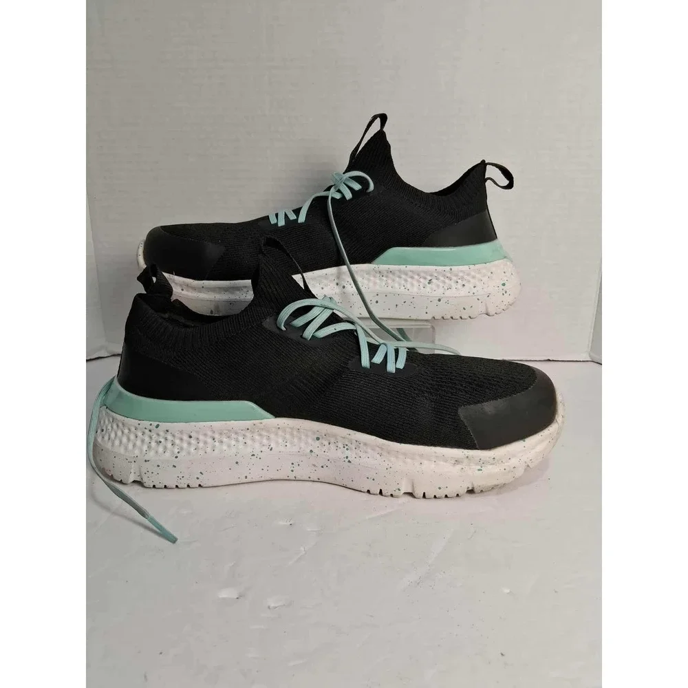 Timberland‎ Pro Womens Sz 8.5 M Composite Safety Toe Work Shoes Black Teal